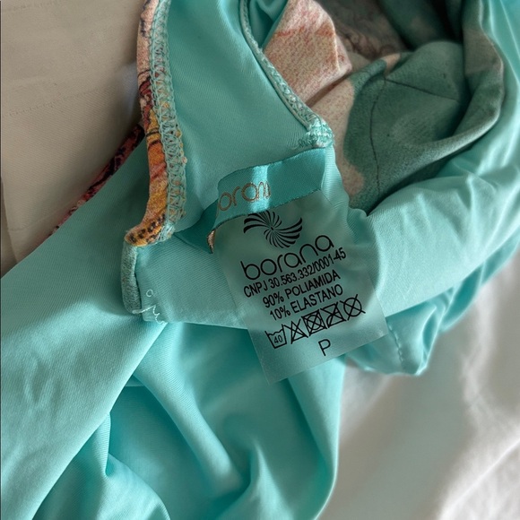 Borana World Map Print One-Piece Swimsuit - Picture 8 of 8